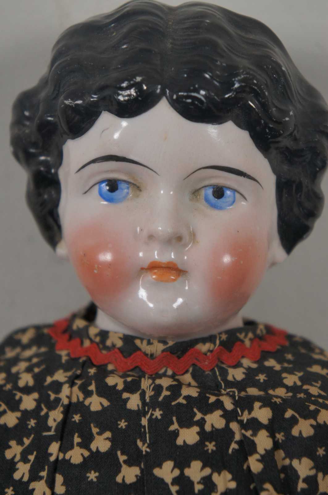 Antique Victorian Era Kling 189 6 China Head Girl Doll Germany Leather