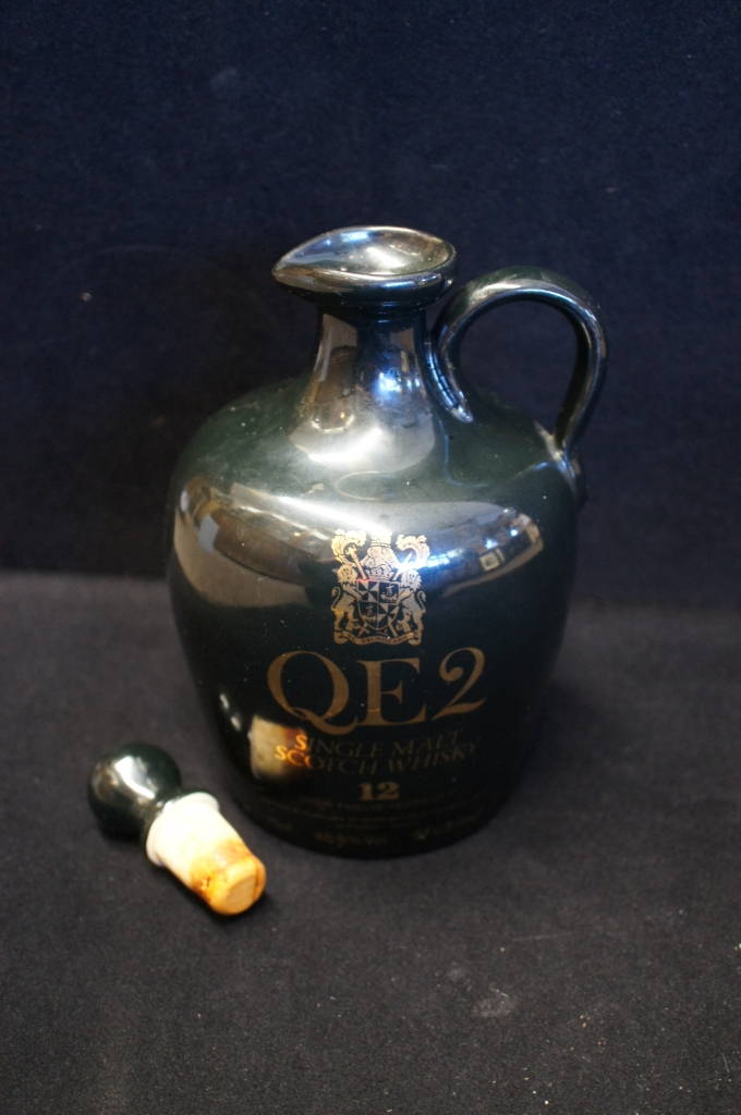 QE2 Single Malt Scotch Whiskey Bottle