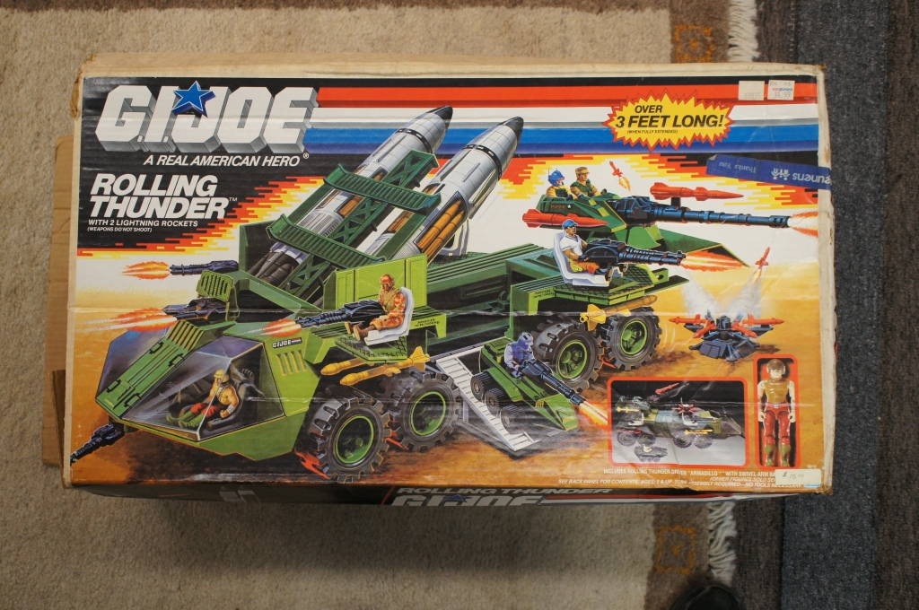 1 Vintage 1988 Hasbro G.I. Joe Rolling Thunder Missile Action Figure ...