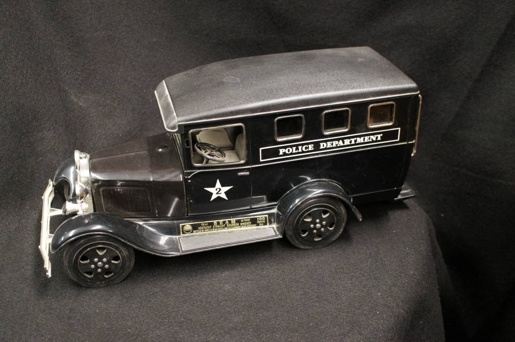 Jim Beam Model "A" & "Paddy Wagon Police Car Decanters