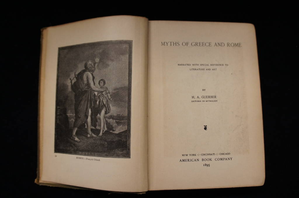 Myths Of Greece And Rome By H. A. Guerber 1895 Antiquarian Mythology ...