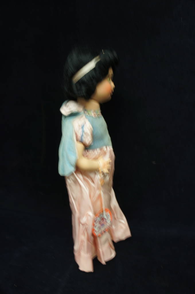 1938 Vintage Walt Disney Knickerbocker Snow White Toy Doll Composition 15 Rare 