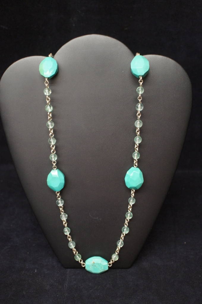 Vintage Auth Stephen Dweck .925 Sterling Silver & Turquoise Beaded ...