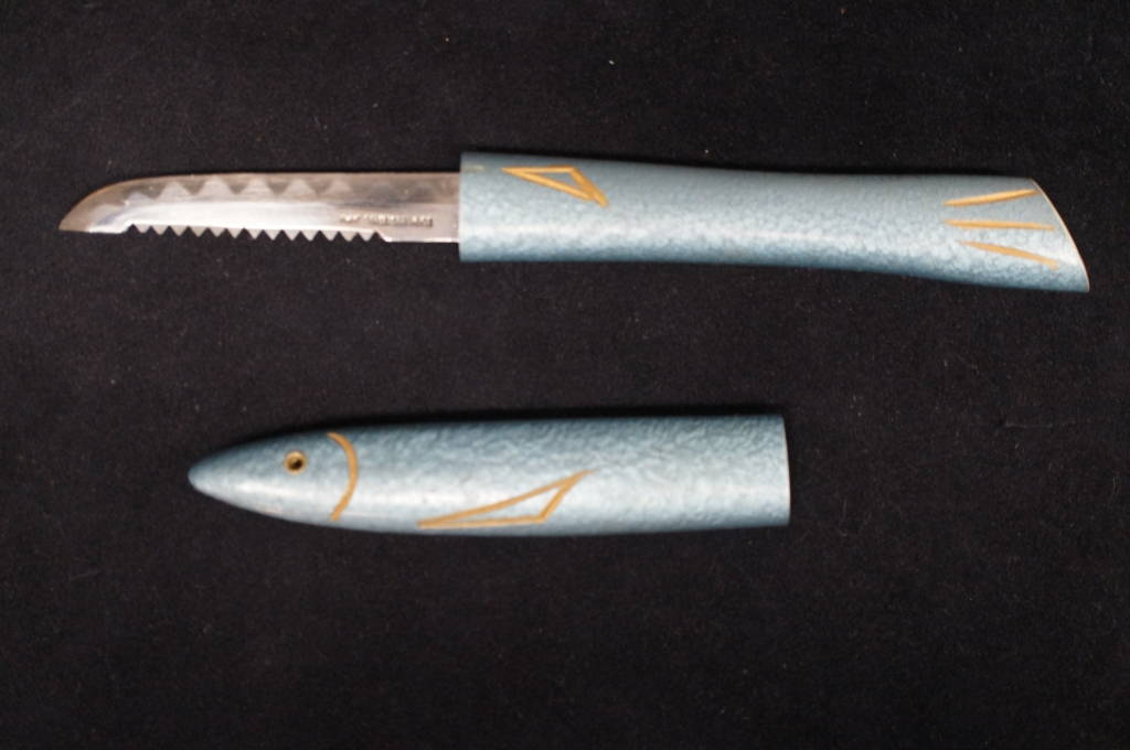 Vintage Floating Fishing Knife Stainless Steel Blade Made In Japan
