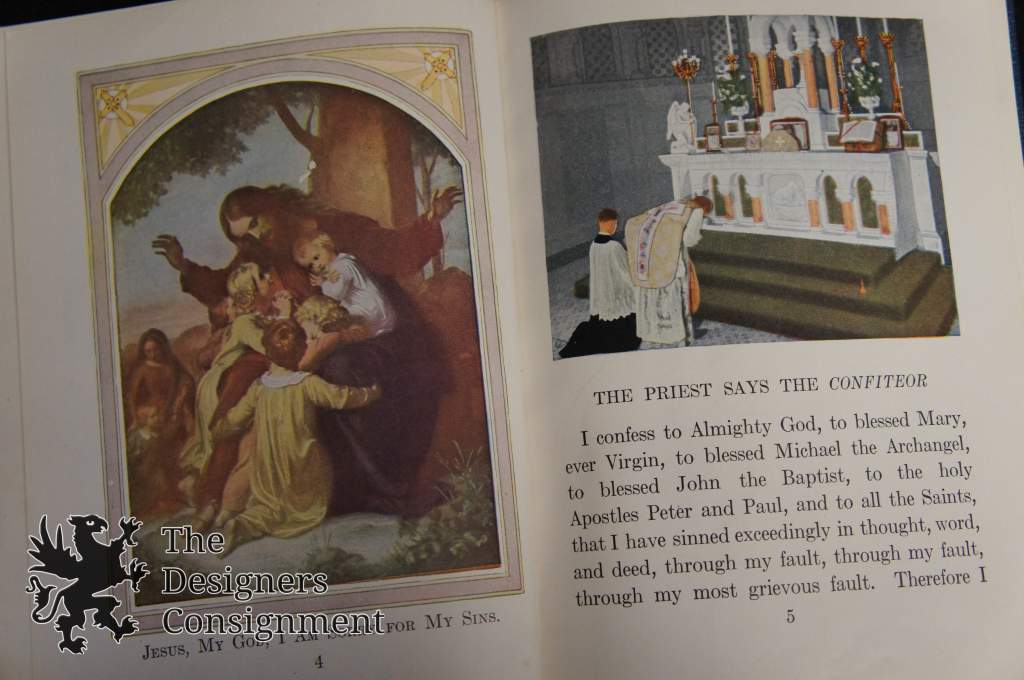 Vintage 1929 Childrens My Mass Book Macmillan Company Catholic Sisters IHM vintage-1929-childrens-my-mass-book-macmillan-company-catholic-sisters-ihm