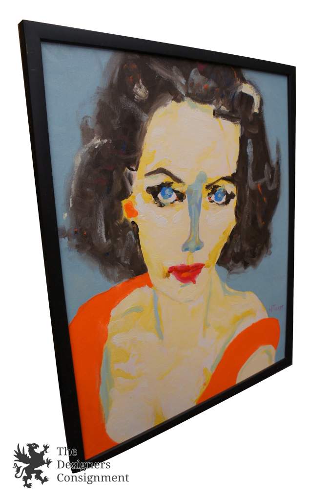 Neal Turner Oil Painting 09' Portrait Elizabeth Taylor Impression ...