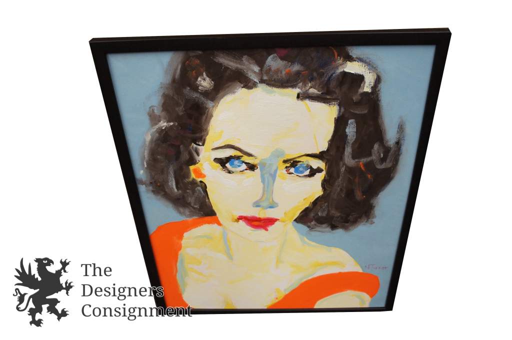 Neal Turner Oil Painting 09' Portrait Elizabeth Taylor Impression ...