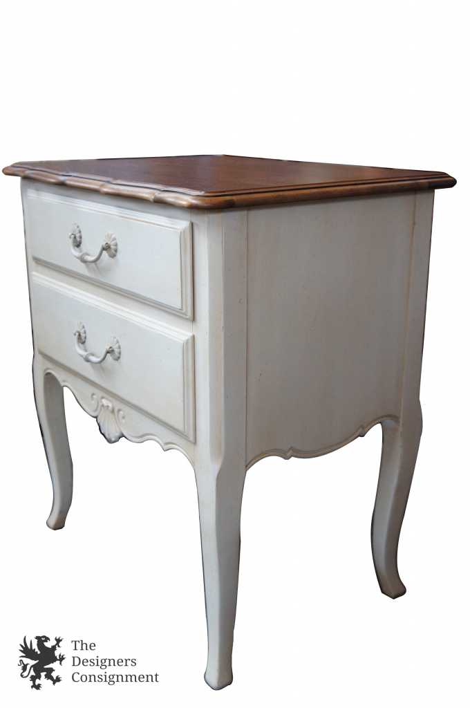 ethan allen country french nightstand