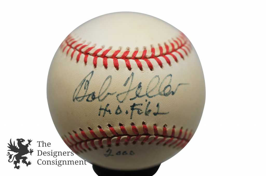 Bob Feller Autographed Signed Official MLB Major League Baseball