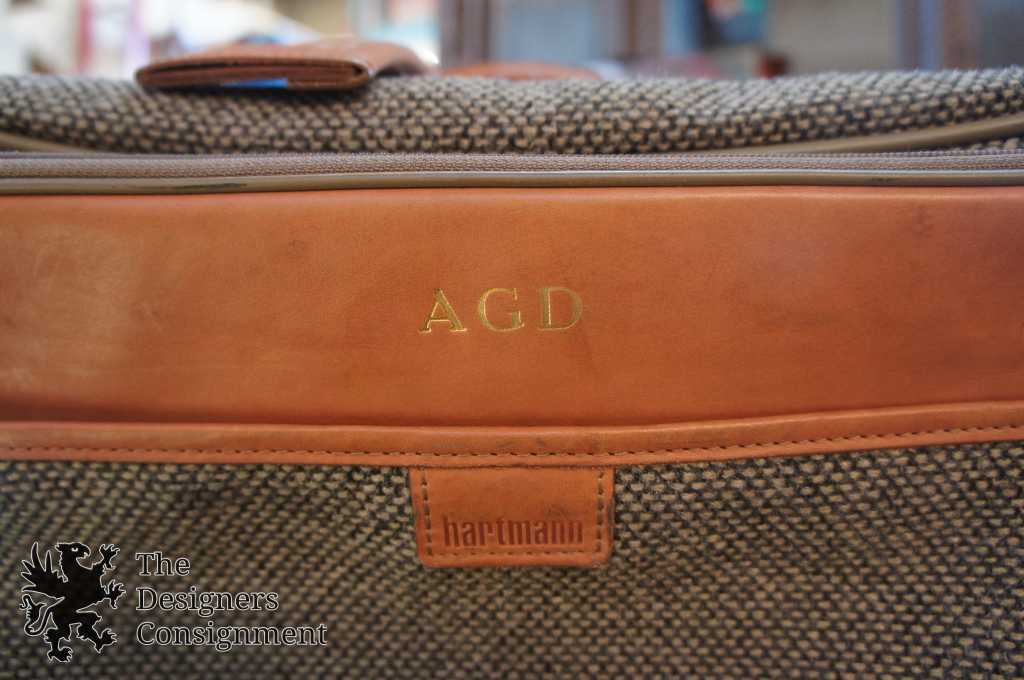Hartman Luggage 24x18x7 Tweed & Belting Leather Vintage Travel Suitcase -  Waterfront Online