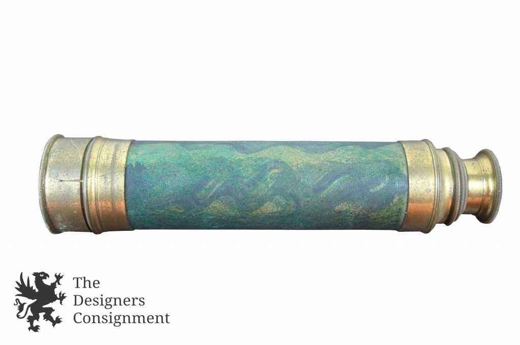 17'' Vintage Brass Telescope Nautical Maritime Spyglass Scope Made in