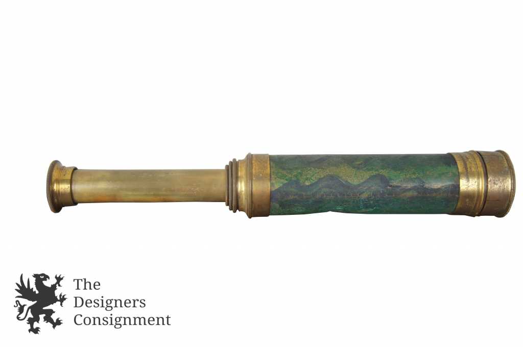 17'' Vintage Brass Telescope Nautical Maritime Spyglass Scope Made in