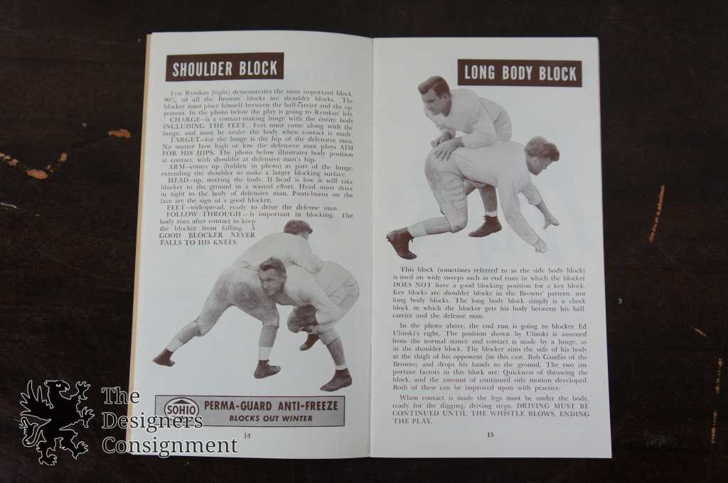 1949 Paul Brown's Sohio Football Handbook - Cleveland Browns Roster,  Schedules