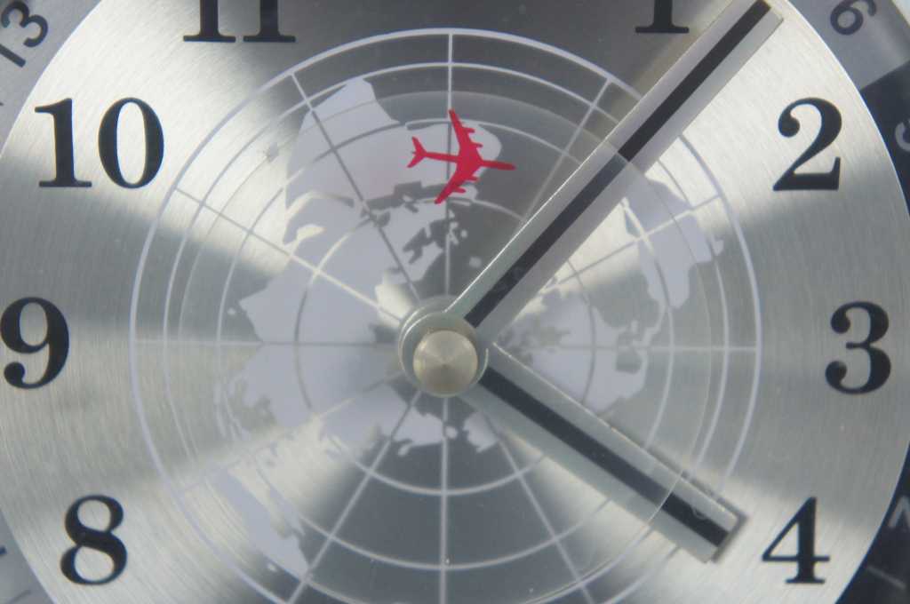 Lord King Quartz World Clock Moving Jet Second Hand Aerospace Made in Japan