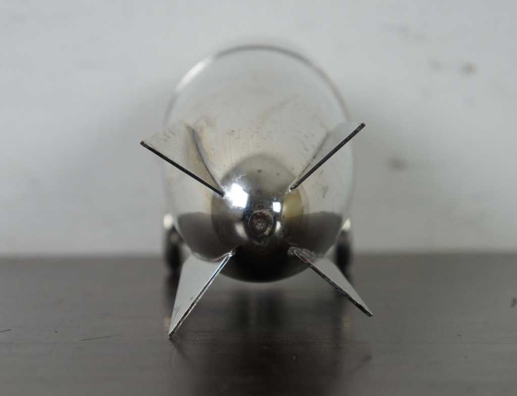 Vintage Restoration Hardware Zepplin Blimp Cocktail Martini Shaker