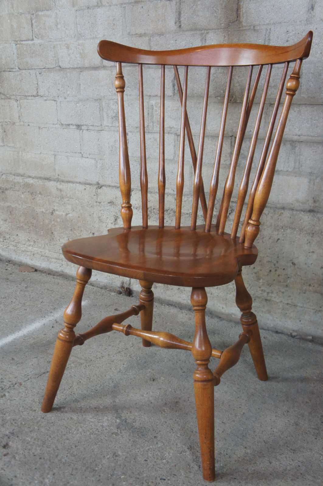 ethan allen fiddleback chair