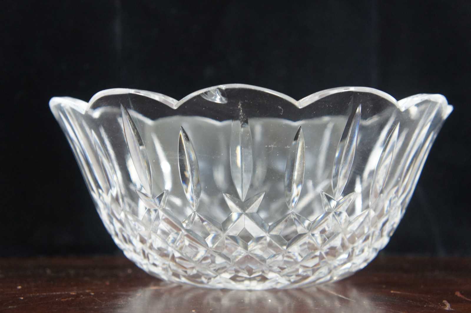 Waterford Marquis Cut Crystal Scalloped Fruit Bowl