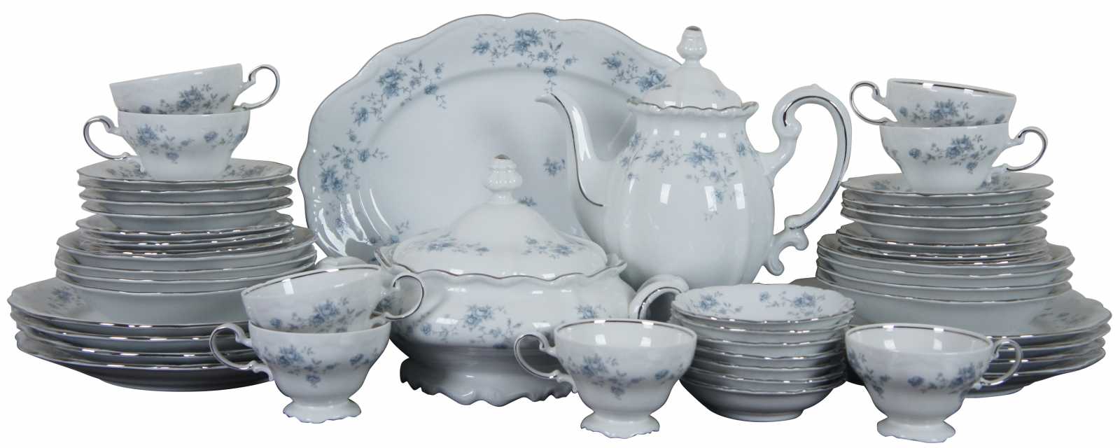 Johann haviland clearance blue garland china