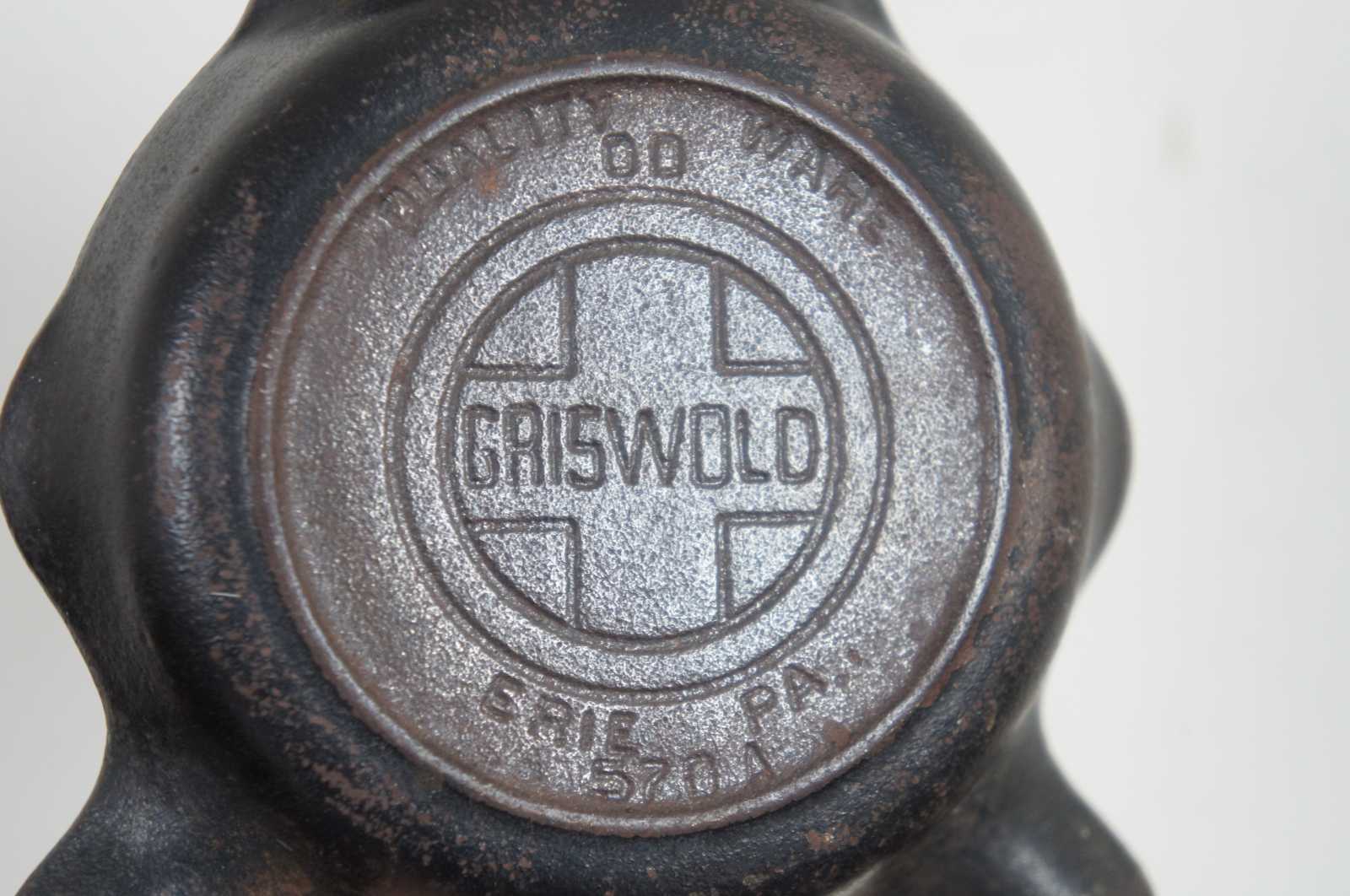 Griswold Cast Iron 00 Ashtray Skillet with match pack holder #570A Salesman  Sample - Antiques & Collectibles - Erie, Pennsylvania