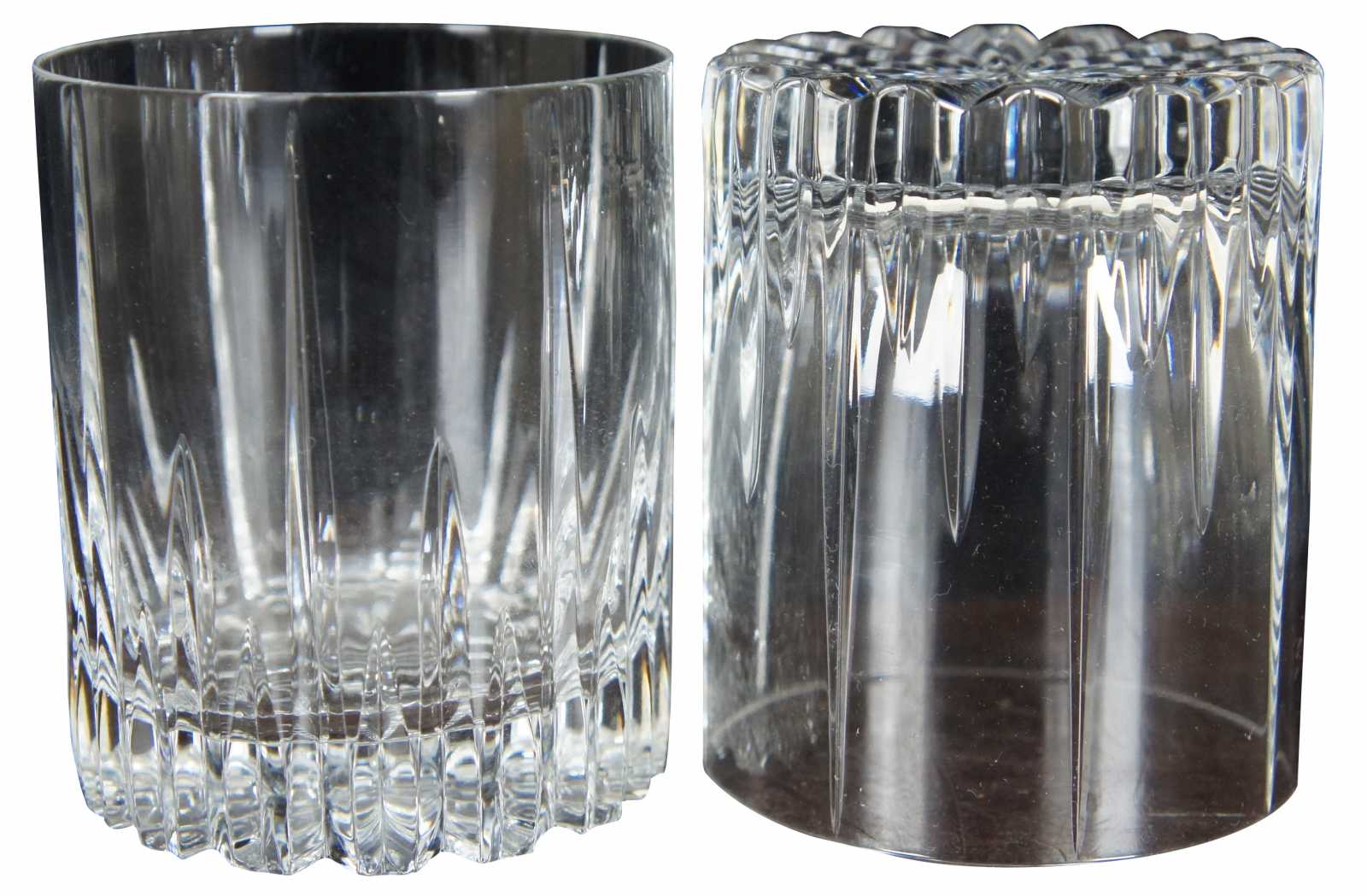 7 Mikasa Arctic Lights Crystal Double Old Fashioned Highball Tumbler