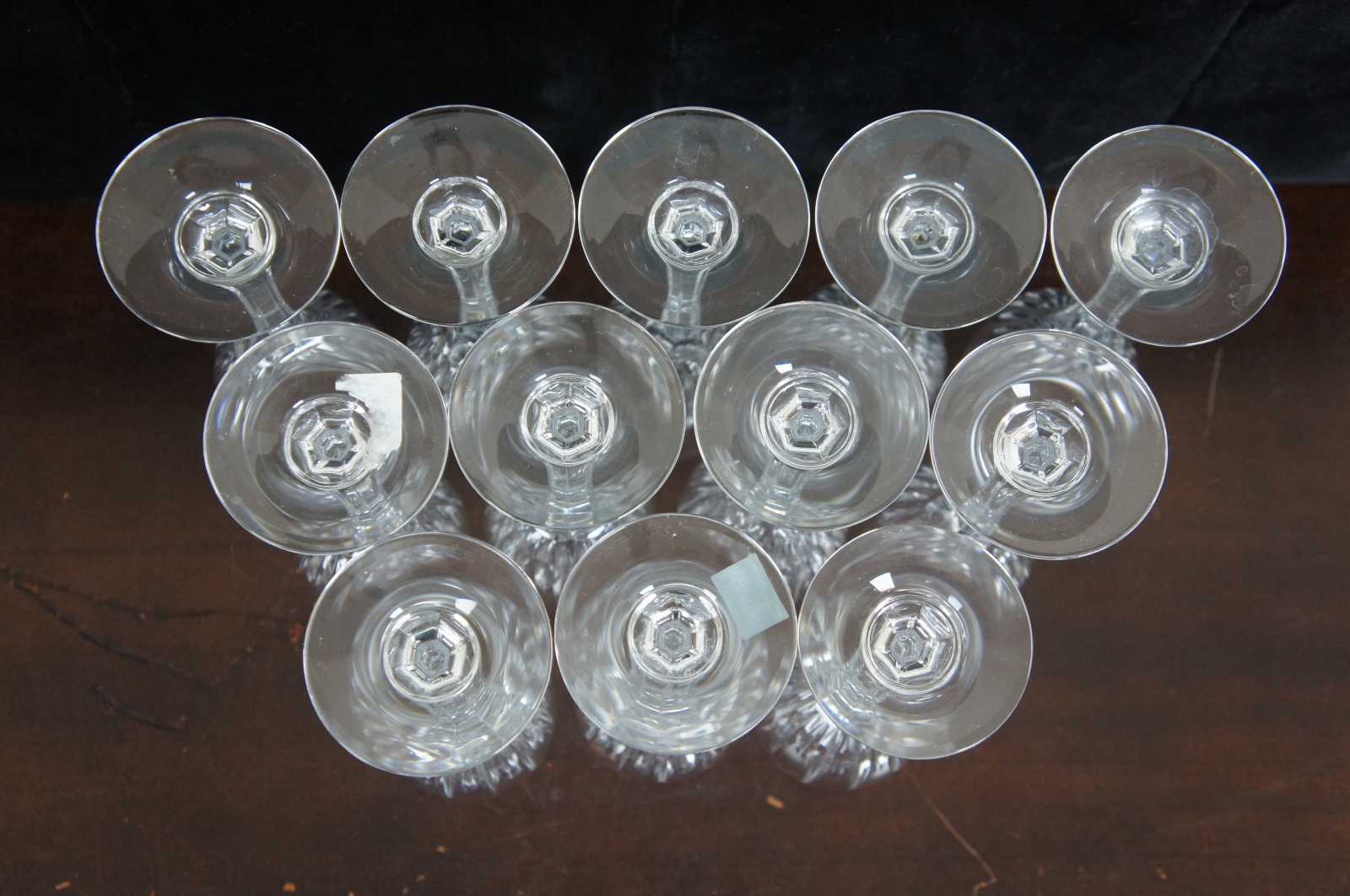 Set of 8 Arctic Lights white wine glasses. Dishwasher safe.