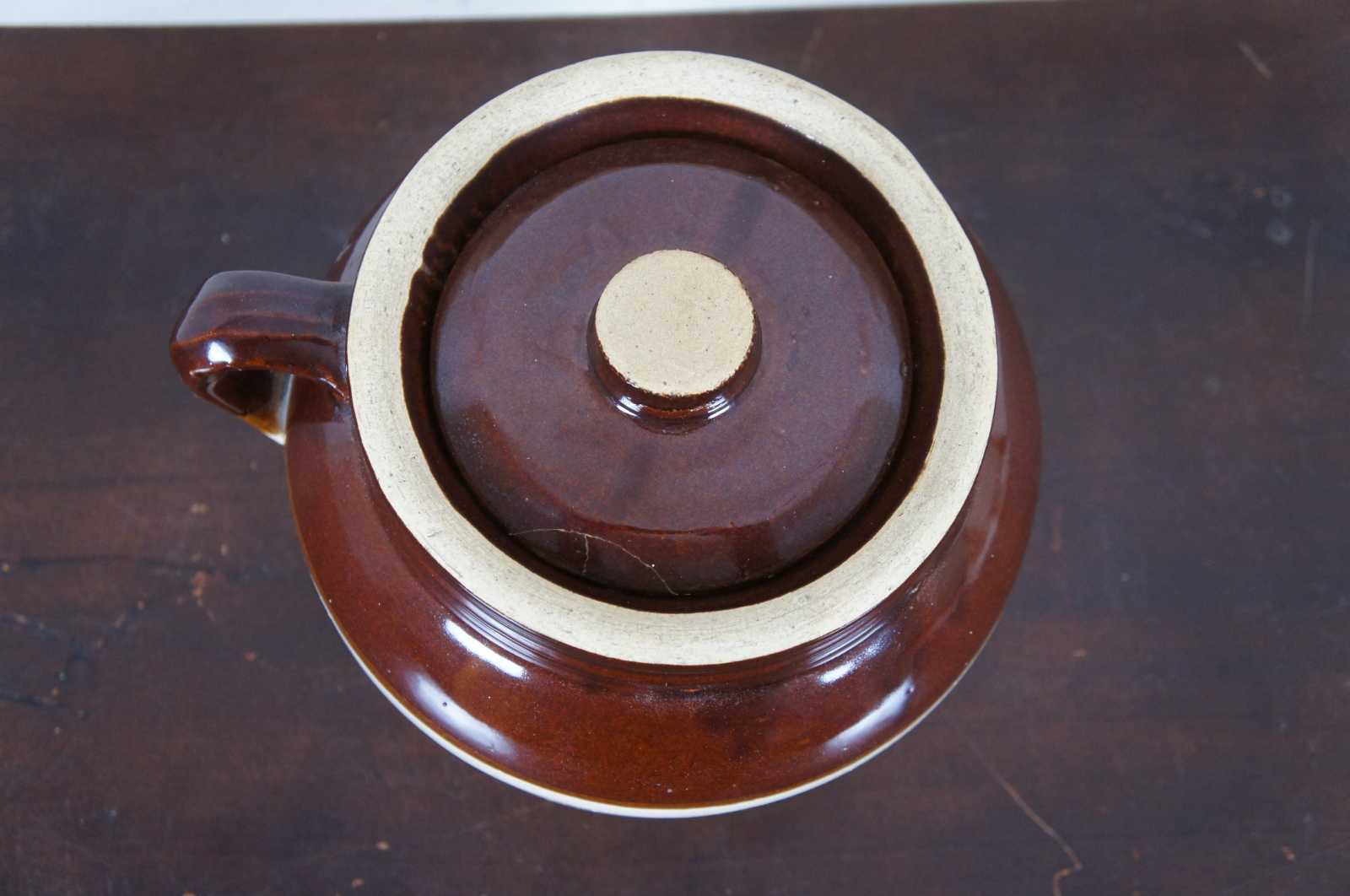 Fox Run Stoneware Bean Pot