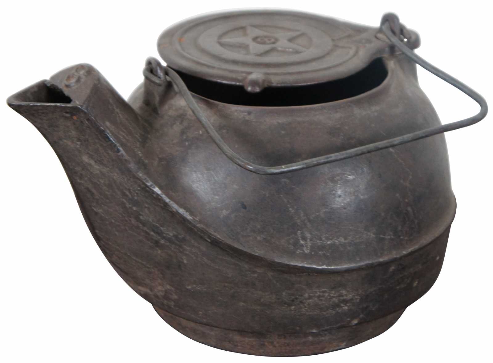 TK-02 Cast Iron 3 qt Tea Kettle