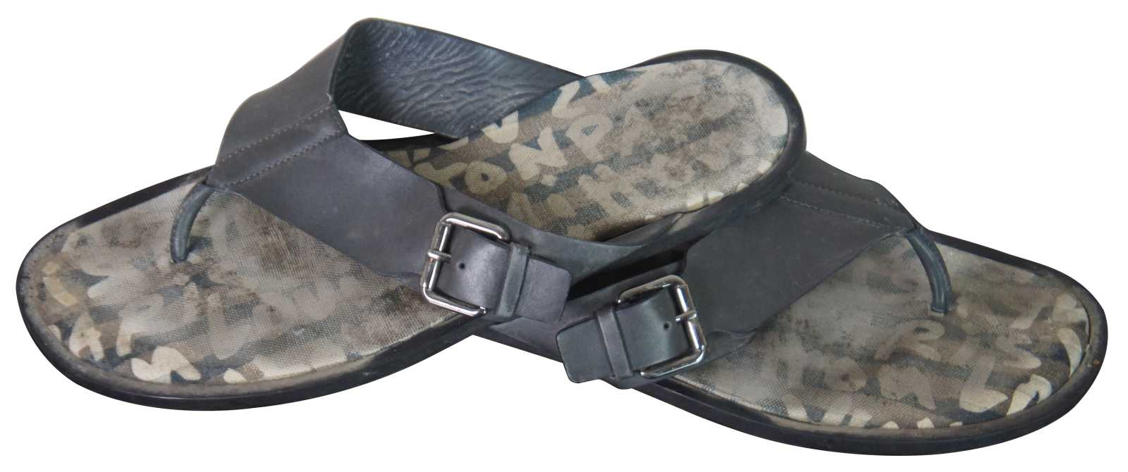 Louis Vuitton Men's Slide Leather Slippers