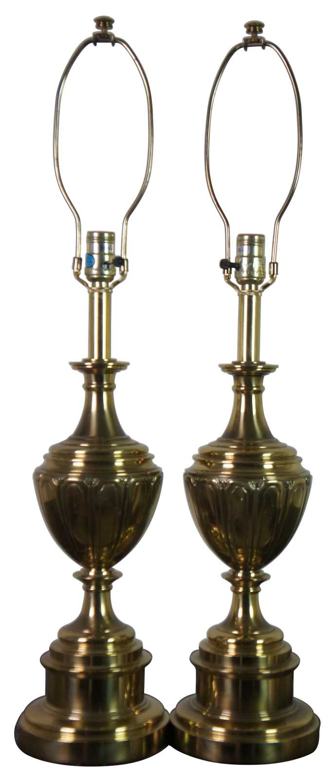 Stiffel Trophy Style Heavy Brass Lamp/vintage Brass Table Lamp