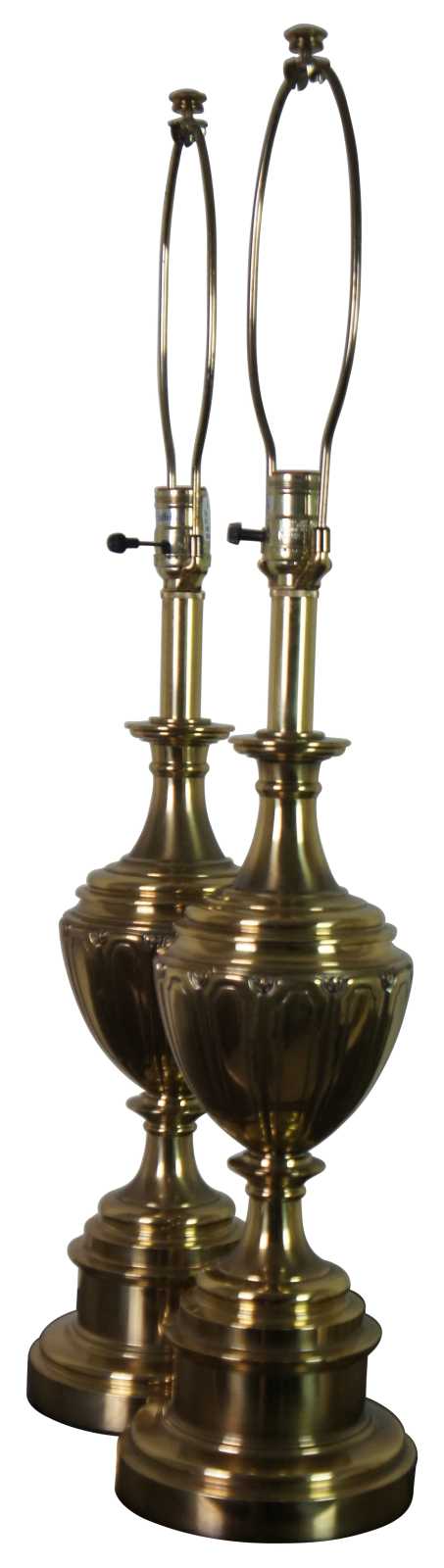Vintage Brass Stiffel #5561 Neoclassical Trophy Urn Table Lamp