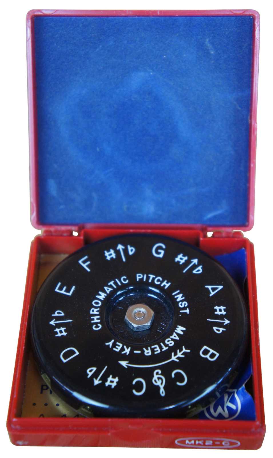 Vintage Master Key Chromatic Pitch Pipe Instrument A440 13 MK2C Kratt 2"