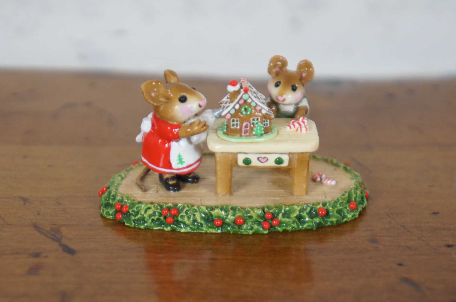 11 Vintage Miniature Wee Forest Folk Merry Christmas Mice Mouse