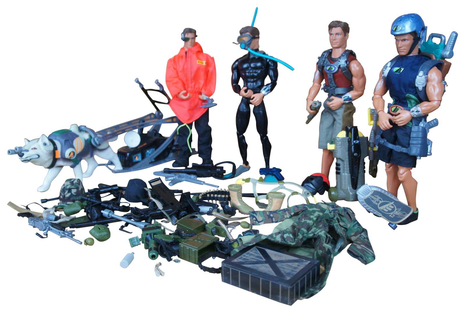 1998 Vintage Mattel Max Steel Action Figure Lot + Accessories