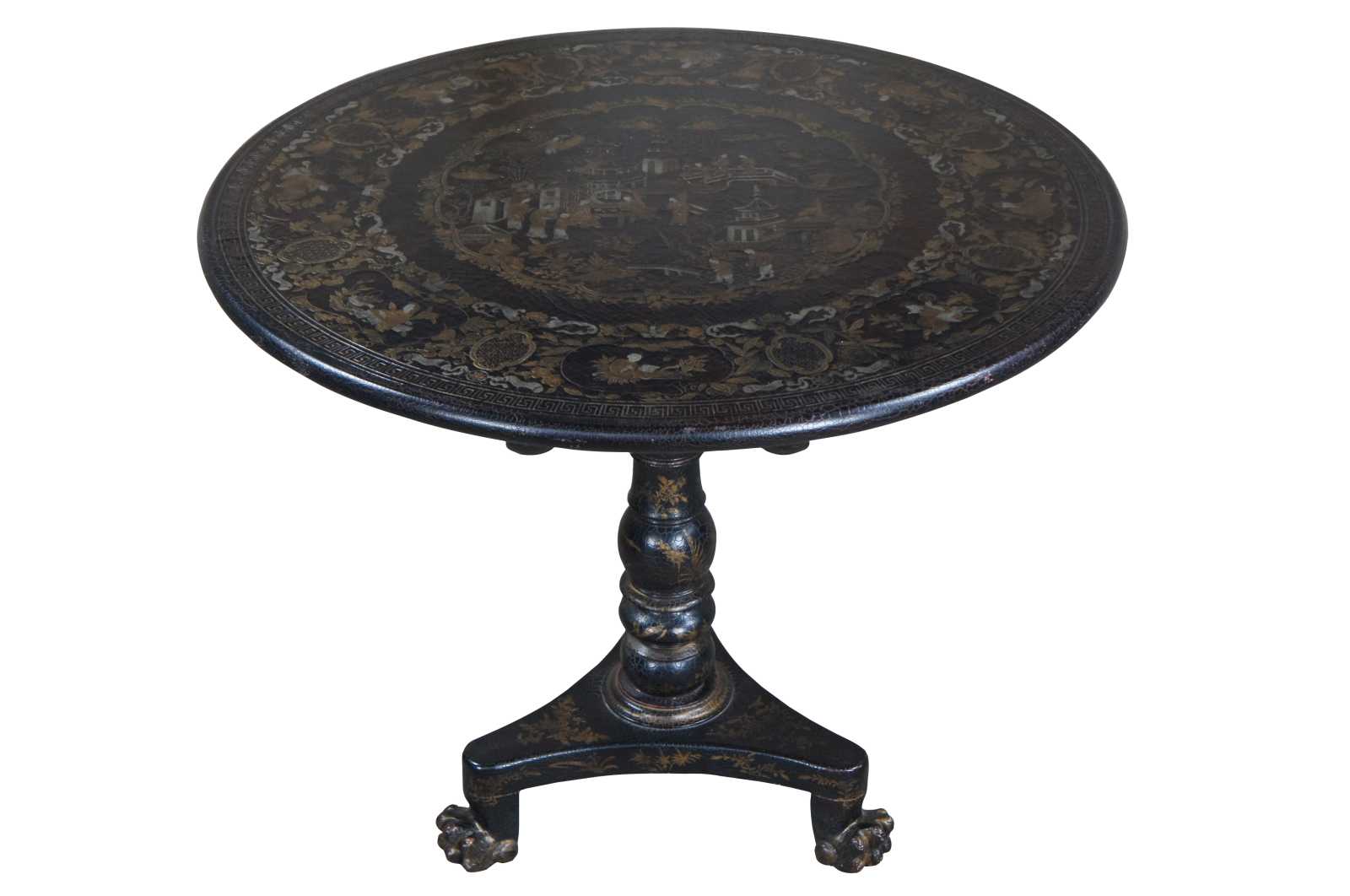 送料無料の商品 Baker HISTORIC CHARLESTON ティルトトップテーブル 猫脚（Baker 家具
