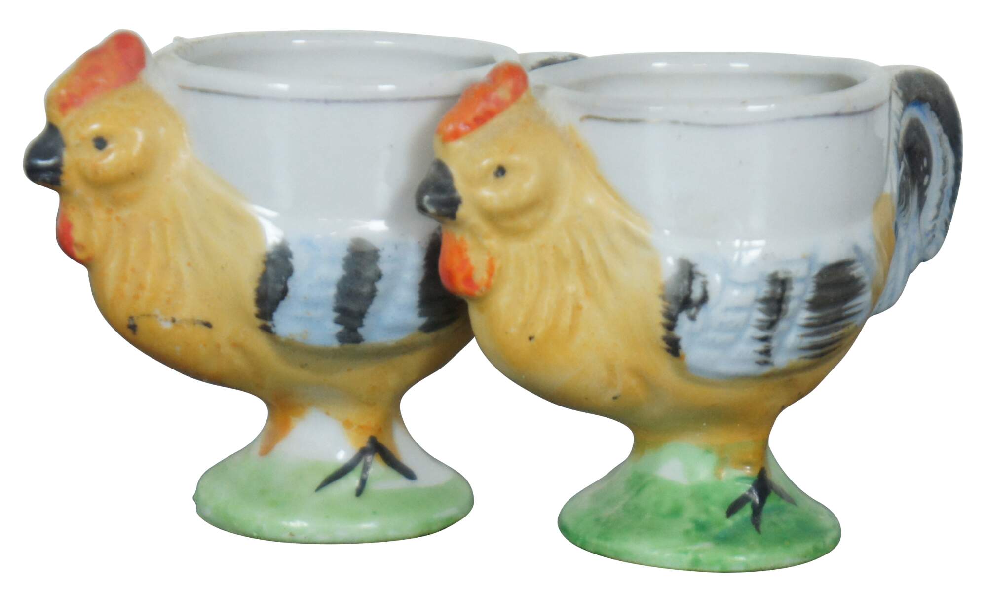 Vintage Japanese Anthropomophric Chicken Measuring Spoon & Egg Separator  Collection