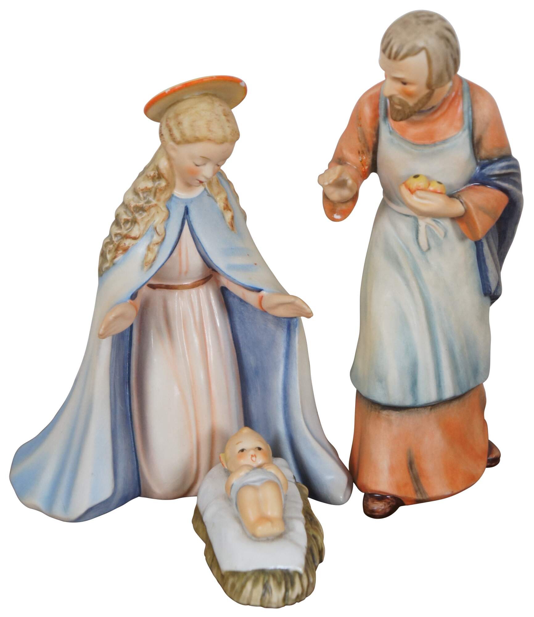 7pc Vintage Goebel Hummel Nativity Figurines Creche Holy Family Jesus Mary