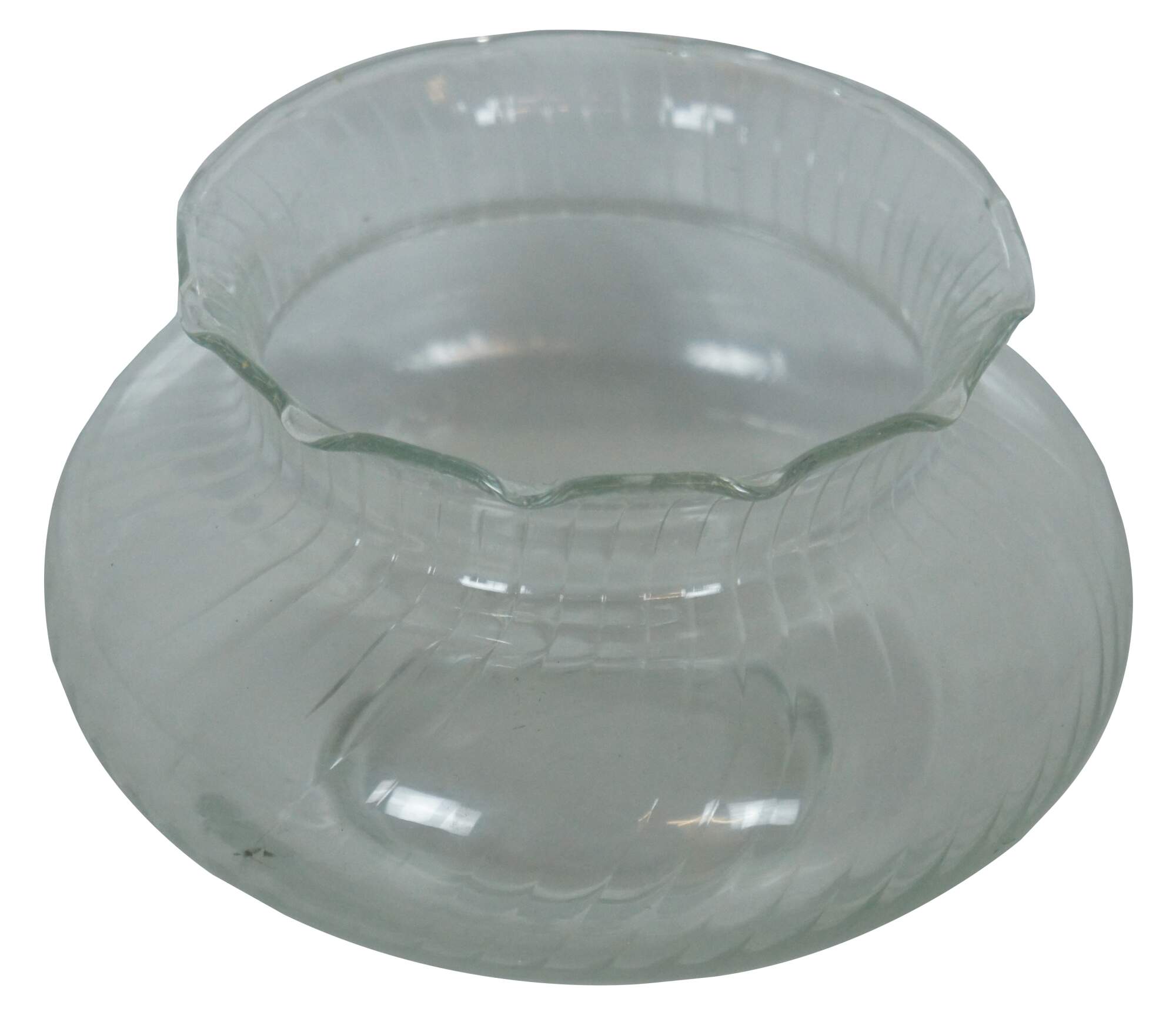 8.5 Swirl Bud Vase Clear
