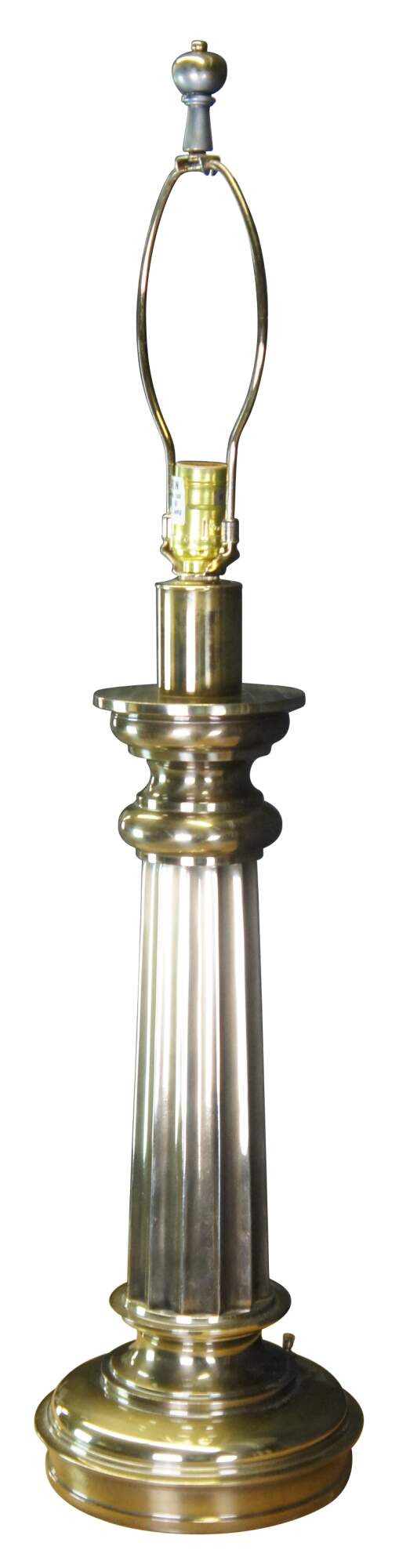 Vintage Stiffel Brass Hollywood Regency Style Grecian Column
