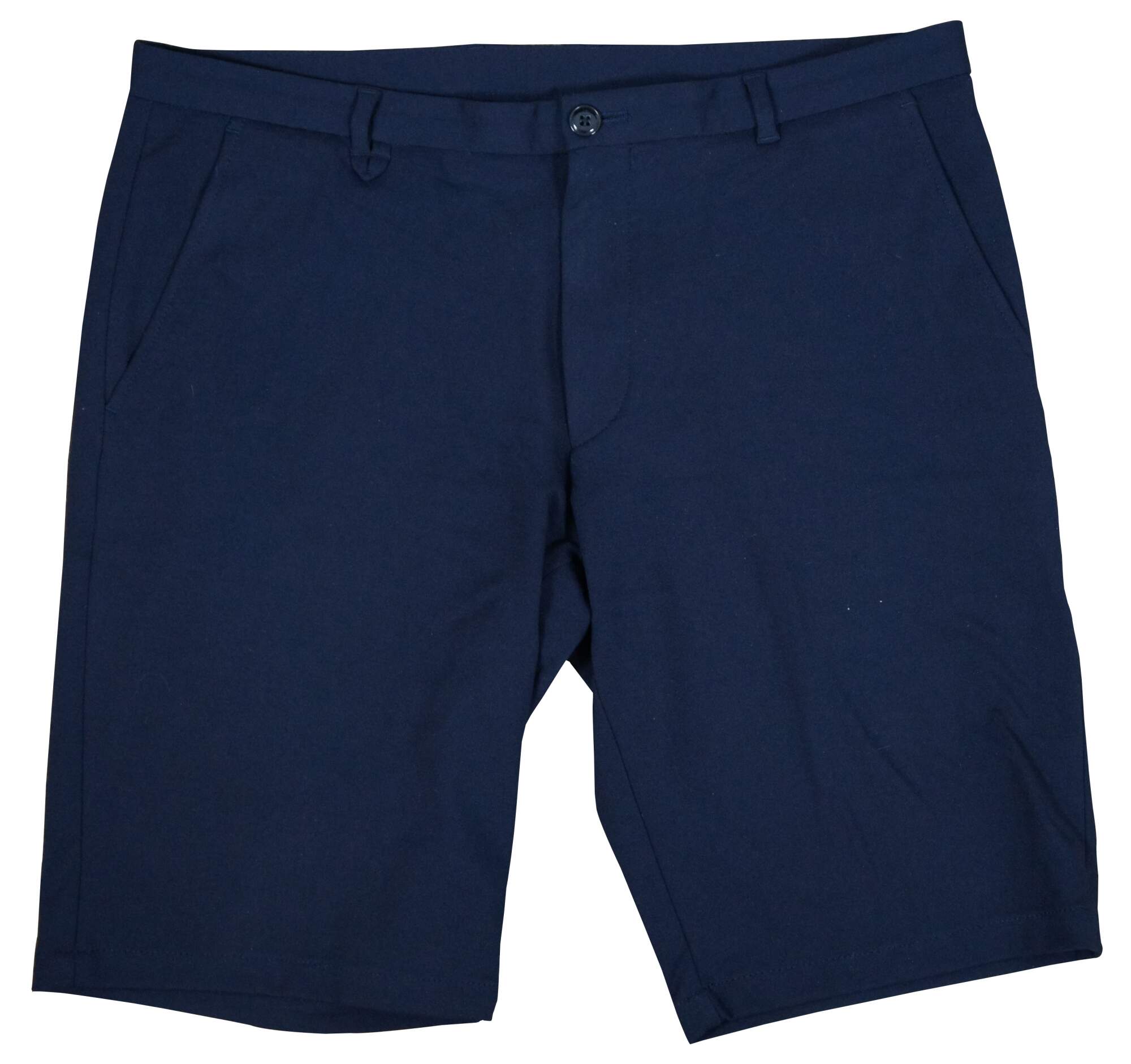 Hugo Boss Mens Slim Fit Navy Blue Golf Dress Shorts Size 50 US 34R