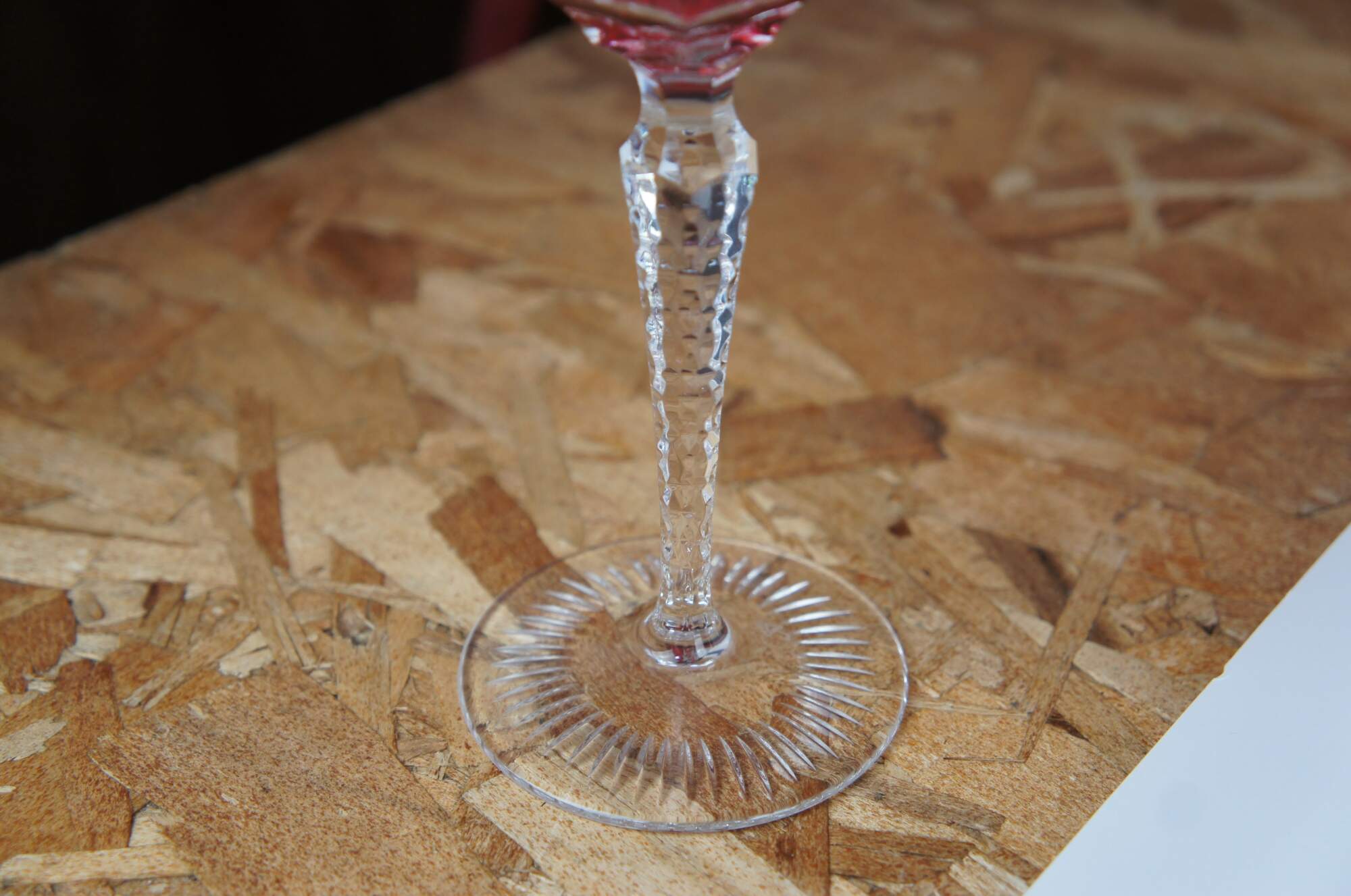 Cherry Nachtmann Traube hot Bavarian Cut to Clear Crystal Wine Glass