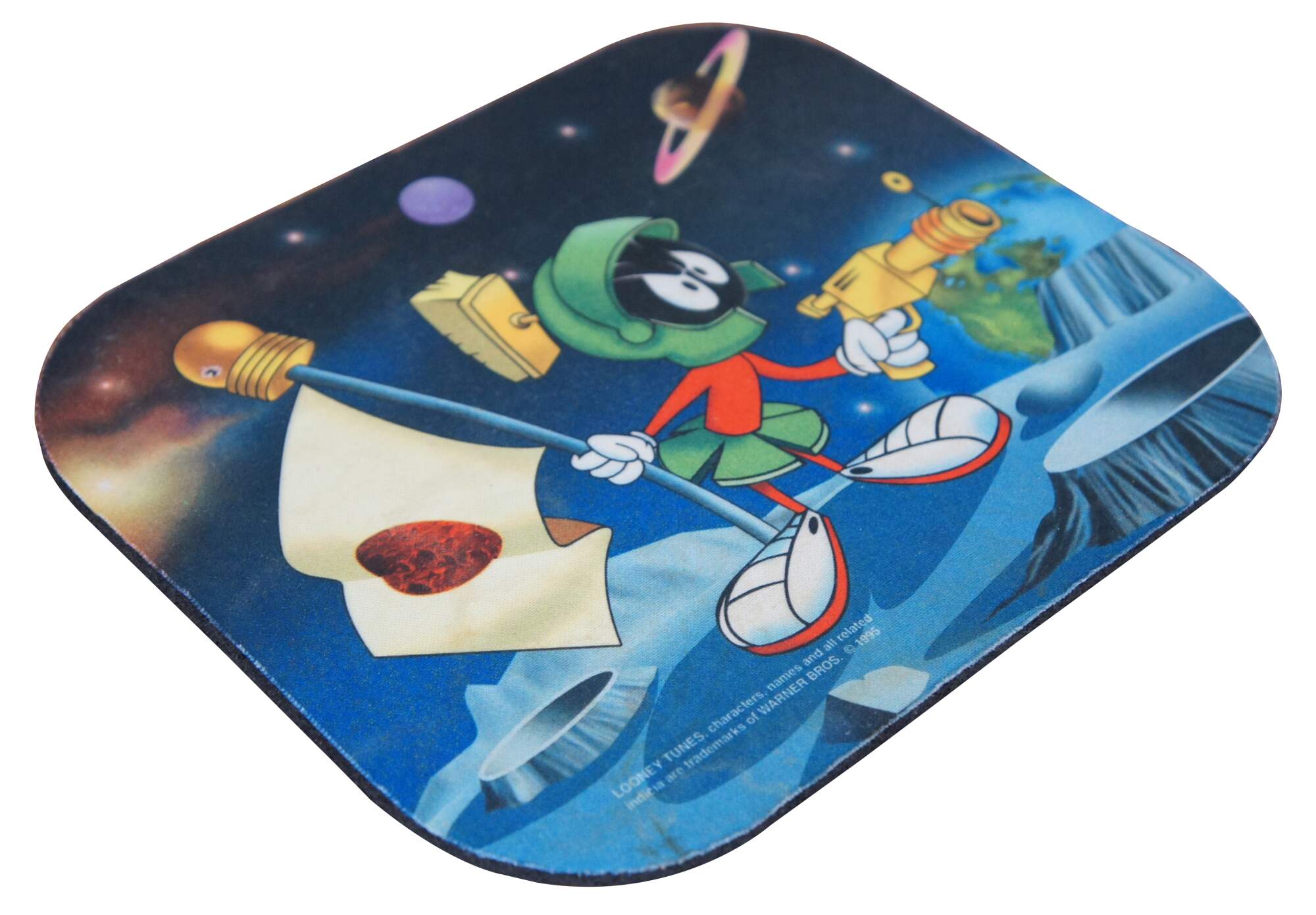 1995 Marvin the Martian Computer Mouse Pad Looney Tunes Warner Bros 9