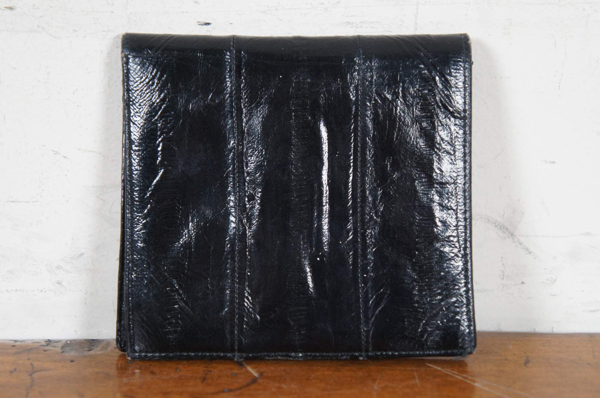 Vintage Judith Leiber Italian Patent Leather Bag Mirror Comb Coin Purse