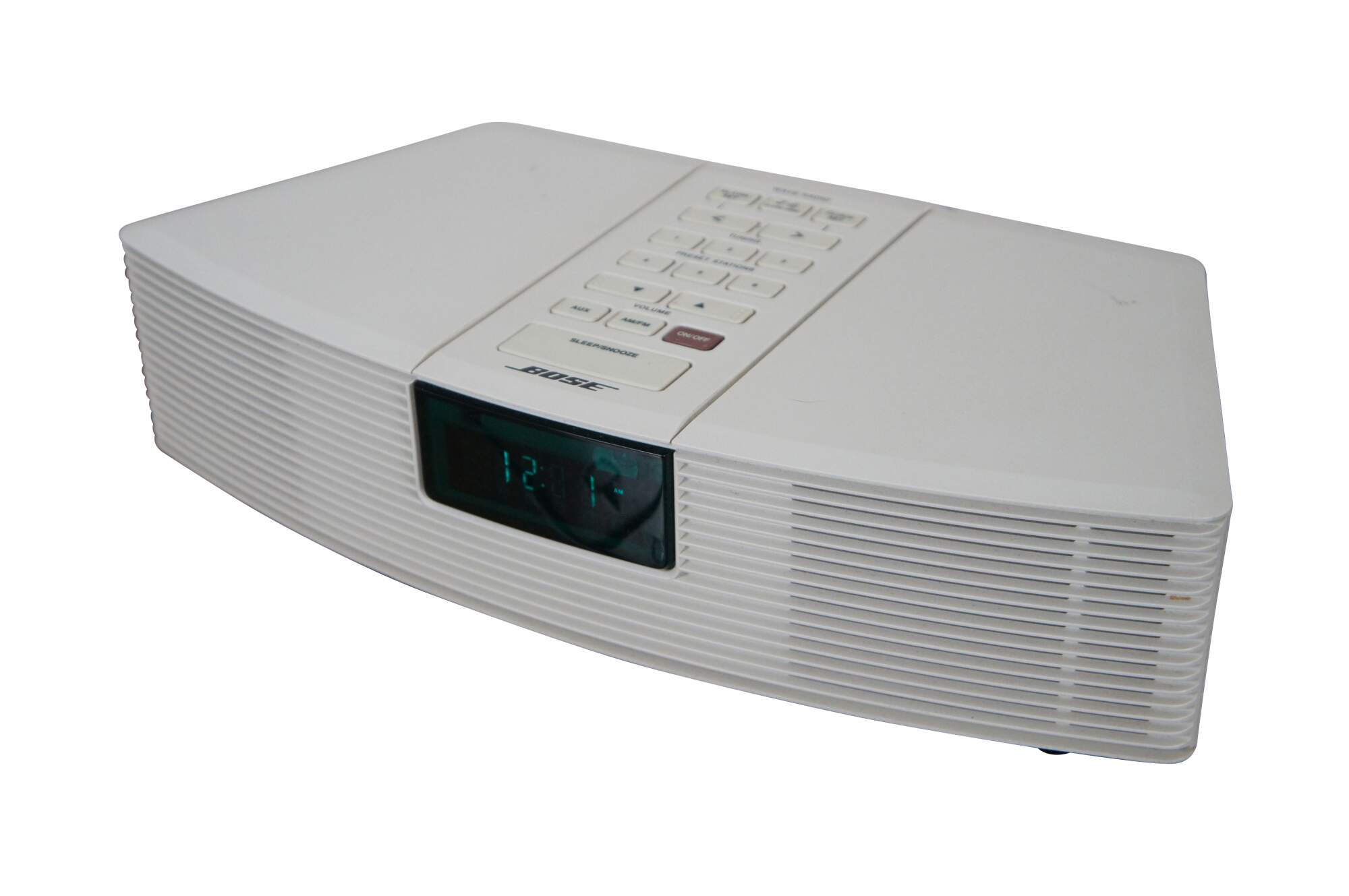 Vintage Bose Wave Radio Alarm Clock Stereo Model AWR11W 14"