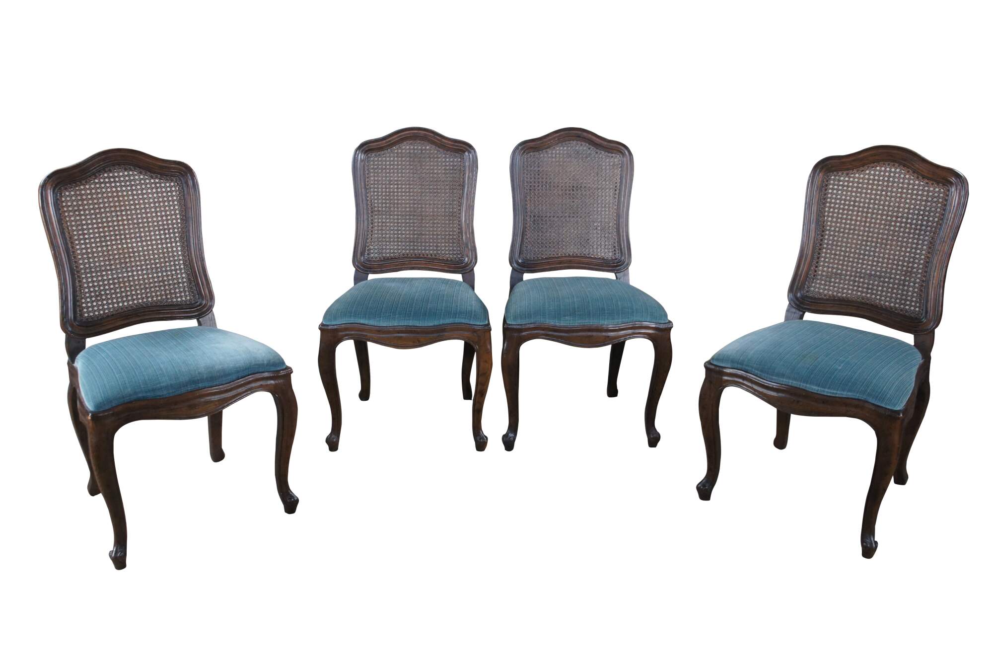 Vintage French Louis XV Style Cane Chairs/bohemian/antique 