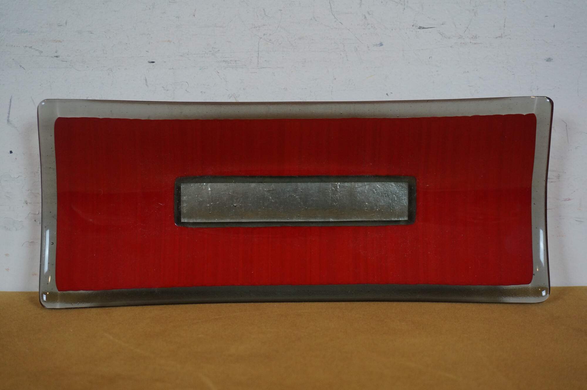 2-italian-stefano-birello-murano-cromia-art-glass-red-silver-serving